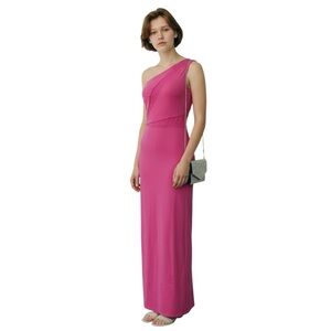 Rachel Roy Veanne Hot Pink Off The Shoulder Sheath Dress NWT Size XS